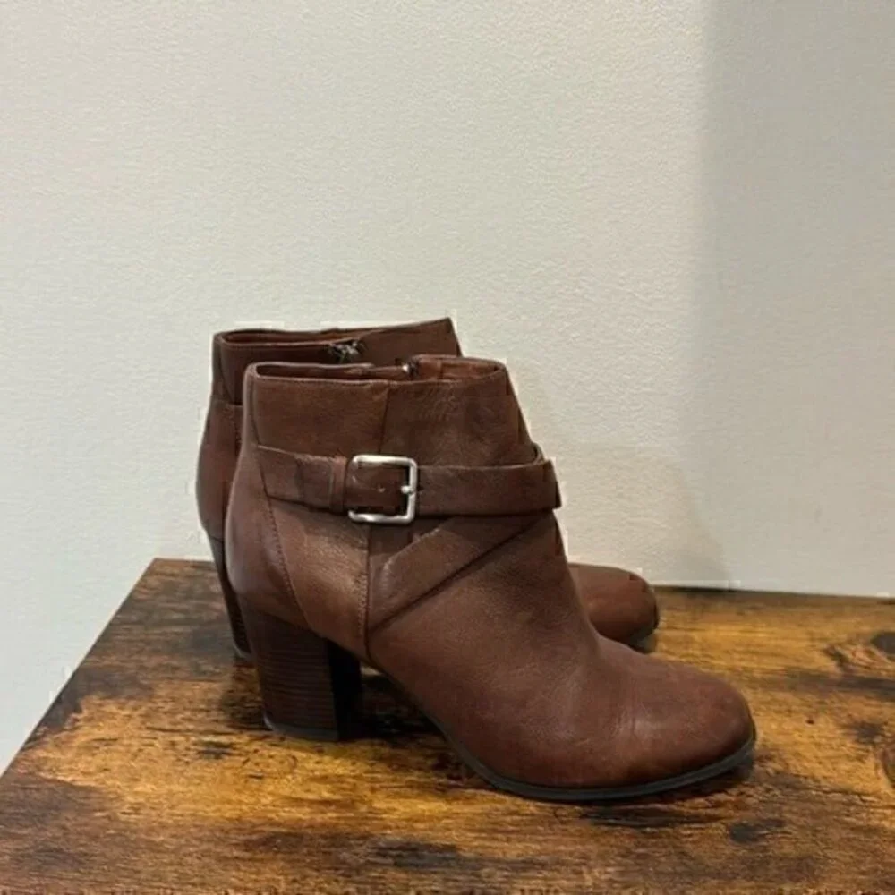Cole Haan Grand Os hinckley ankle booties brown women 6.5